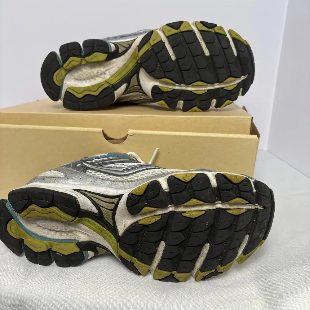 Saucony Ignition 2 Womens 7.5 Running Shoes Blue Silver Athletic Sneaker‎